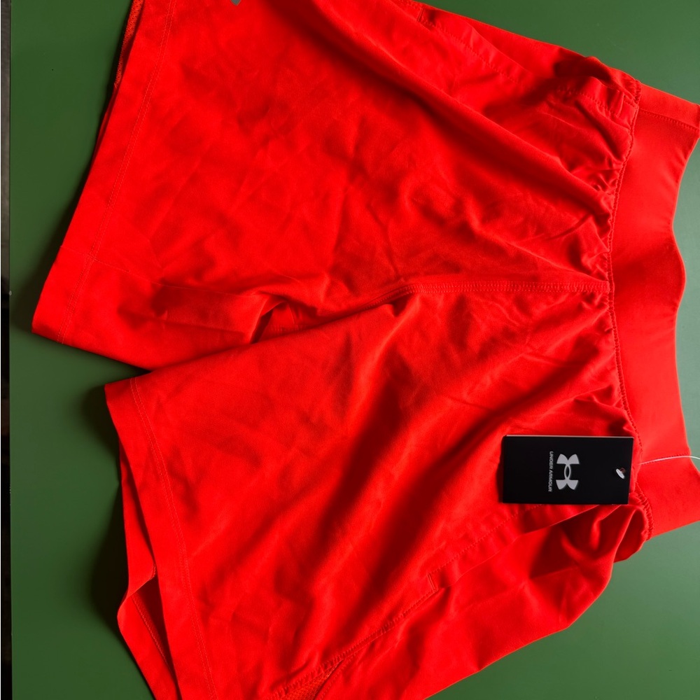 Under Armour Orange Athletic Shorts